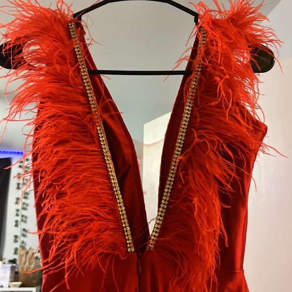 sherri hill, 00. red - Picture 4 of 6